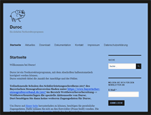 Tablet Screenshot of duroc.org